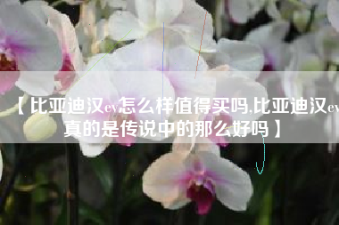 【比亚迪汉ev怎么样值得买吗,比亚迪汉ev真的是传说中的那么好吗】