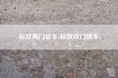 标致两门轿车(标致双门轿车)