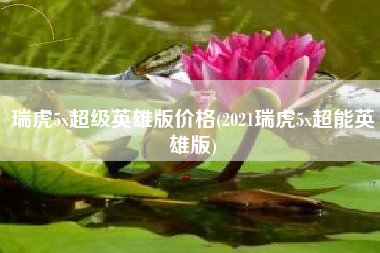 瑞虎5x超级英雄版价格(2021瑞虎5x超能英雄版)