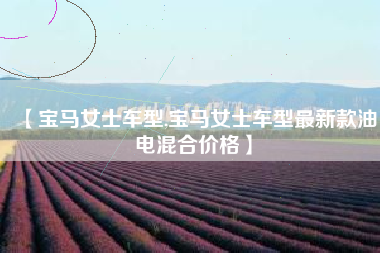 【宝马女士车型,宝马女士车型最新款油电混合价格】 【宝马女士车型,宝马女士车型最新款油电混合价格】