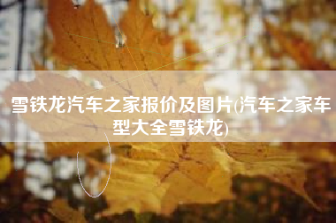 雪铁龙汽车之家报价及图片(汽车之家车型大全雪铁龙) 雪铁龙汽车之家报价及图片(汽车之家车型大全雪铁龙)