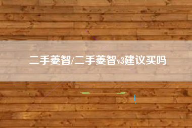 二手菱智/二手菱智v3建议买吗