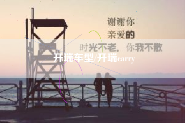 开瑞车型/开瑞carry